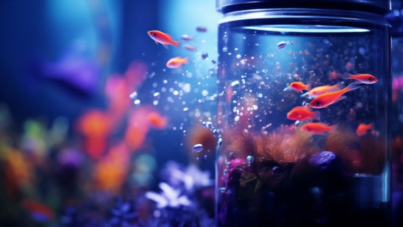Wartung und Reinigung von Filtern für ein 10l Aquarium_kk