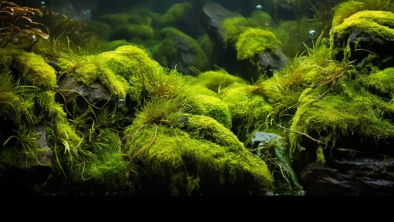Aquarienmoos: Ein Habitat für Mikroorganismen und Garnelen