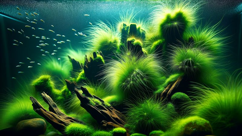 Kreative Gestaltung mit Spiky Moss im Aquarium
