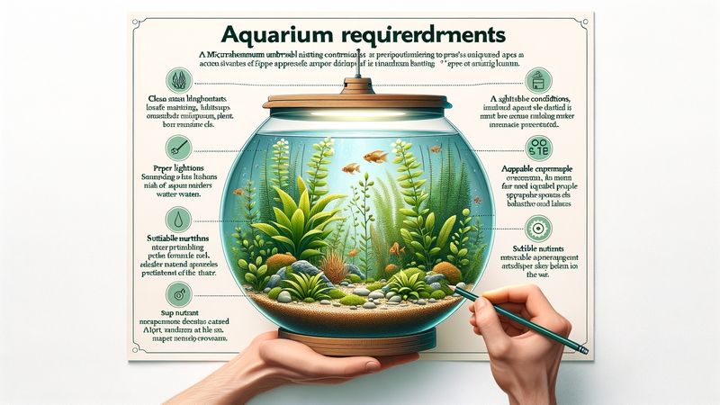 Anforderungen an das Aquarium