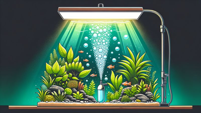 Beleuchtung und CO2-Düngung für Aquariumpflanzen