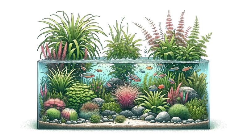 Beliebte Arten von Vordergrundpflanzen für das Aquarium