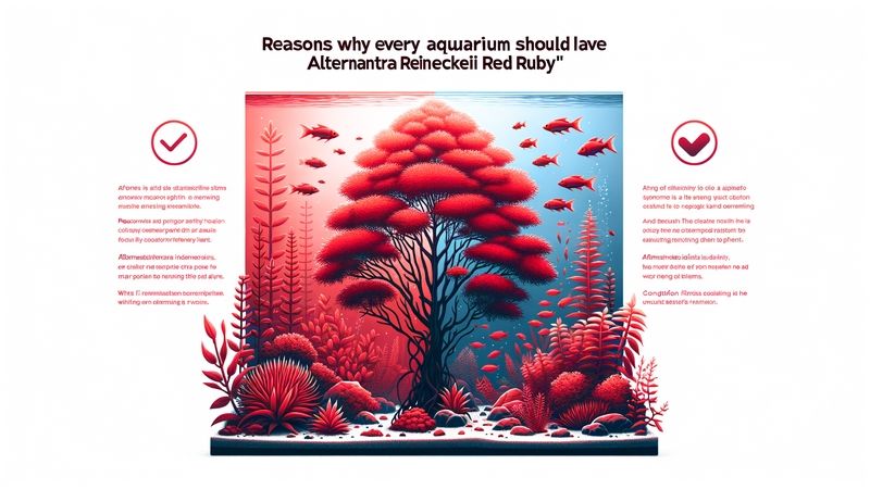 Fazit: Warum Alternanthera reineckii Red Ruby in keinem Aquarium fehlen sollte