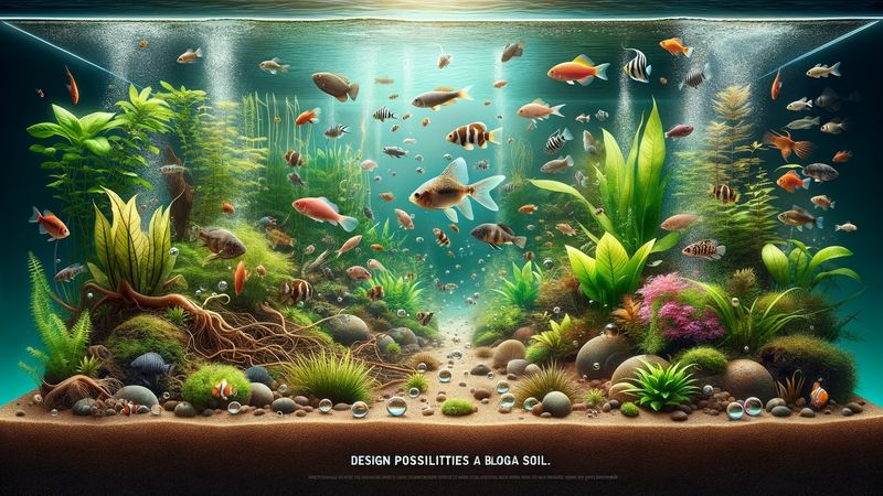 Gestaltungsmöglichkeiten mit Tropica Soil im Aquarium
