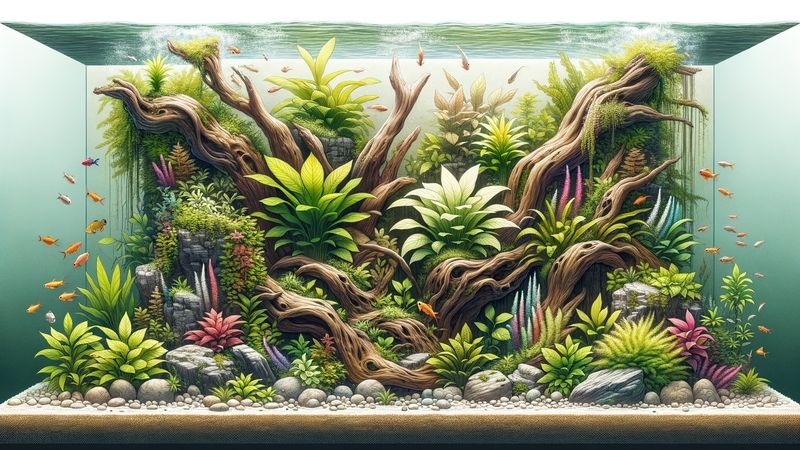 Praktische Tipps zur Bepflanzung der Aquarium-Rückwand